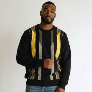 Vintage 90’s F/X Fusion Navy Blue Sweater​